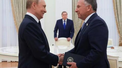 االرئيس الروسي فلاديمير بوتين يستقبل المبعوث الأمريكي الخاص ستيف ويتكوف قبل محادثاتهما في موسكو (06/08/2025)