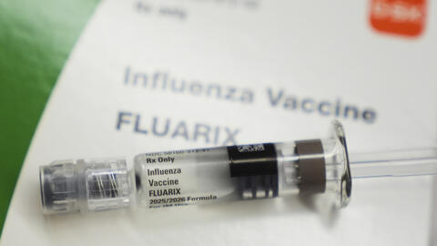 حقنة من لقاح الإنفلونزا، يوم الأربعاء 10 سبتمبر/ايلول 2025، في مدينة سياتل، الولايات المتحدة.