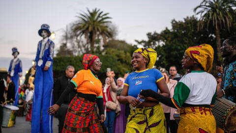 عرض احتفالي قبل يوم من انطلاق بطولة كأس الأمم الإفريقية لكرة القدم، في الرباط، المغرب، يوم السبت 20 ديسمبر/كانون الأول 2025.