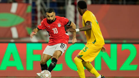 مباراة مصر وزيمبابوي في بطولة كأس الأمم الأفريقية 2025.